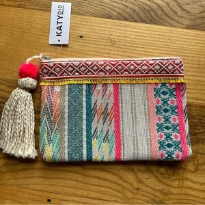 Katy Did New With Tags Zipper Pouch Bag